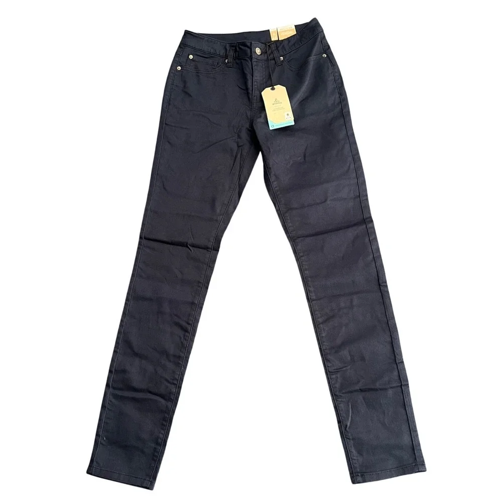 NWT Prana Women's 0 RG Kayla High Rise Jeans Indie‎ Blue Organic Stretch Denim